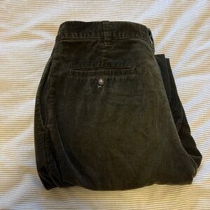 Men's Corduroy Pants in Dark Green
